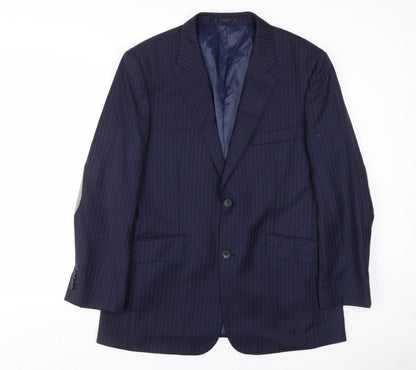 Mens UK Size 42S T.M.Lewin Regular Blue Suit Jacket