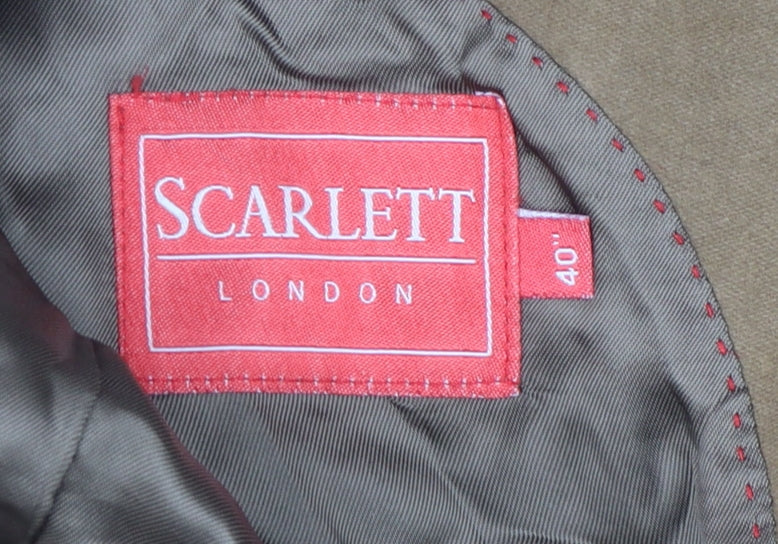 Scarlett London Men's Brown Blazer 40 Long