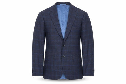 Mens UK Size 40 Moss London Regular Blue Suit Jacket