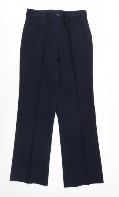 Womens UK Size 12 John Lewis & Partners Regular Fit Dress Pants Black Trousers