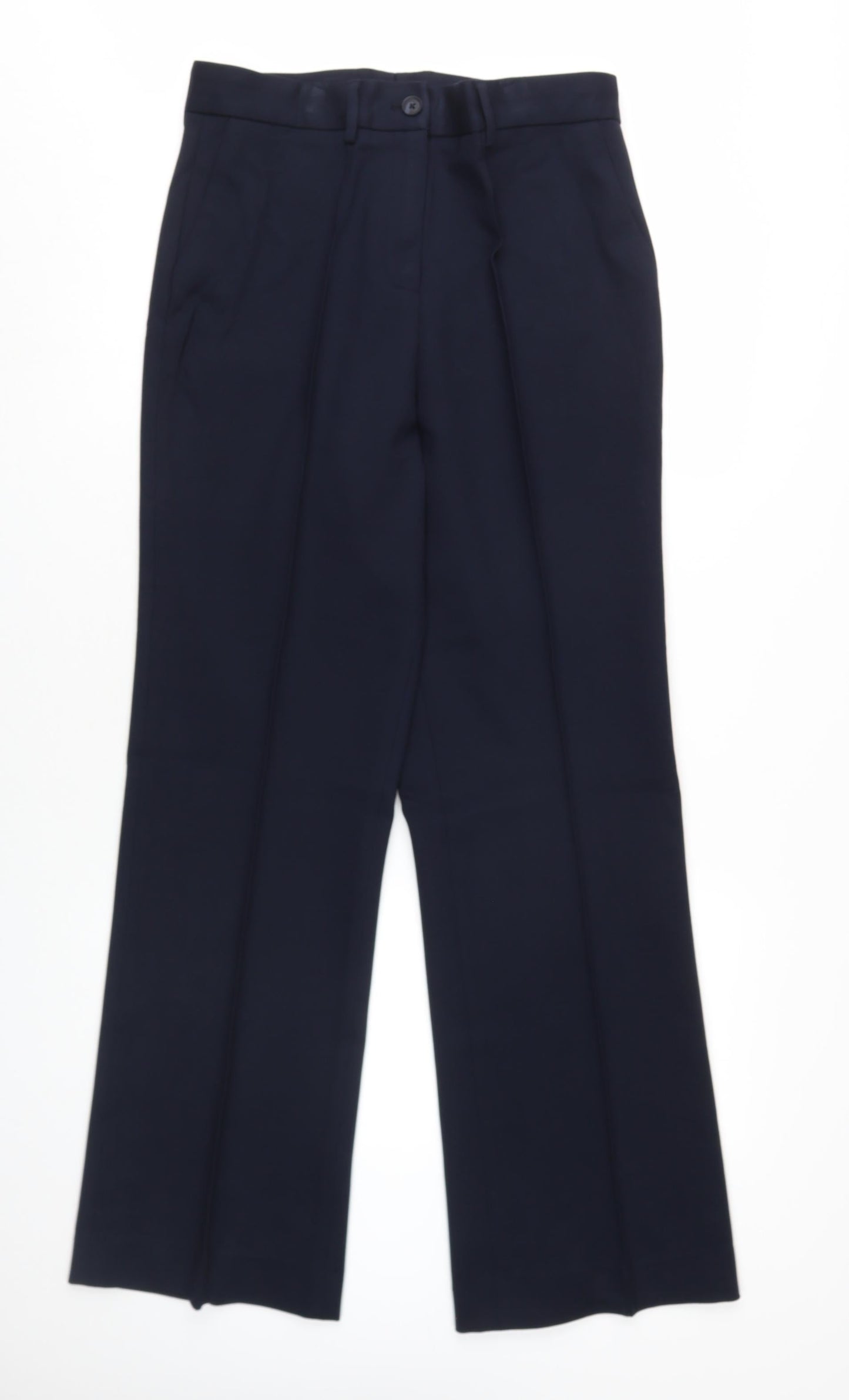 Womens UK Size 12 John Lewis & Partners Regular Fit Dress Pants Black Trousers