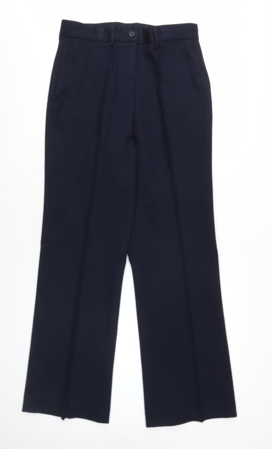 Womens UK Size 12 John Lewis & Partners Regular Fit Dress Pants Black Trousers