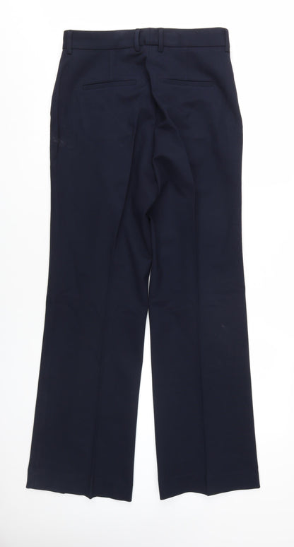 Womens UK Size 12 John Lewis & Partners Regular Fit Dress Pants Black Trousers