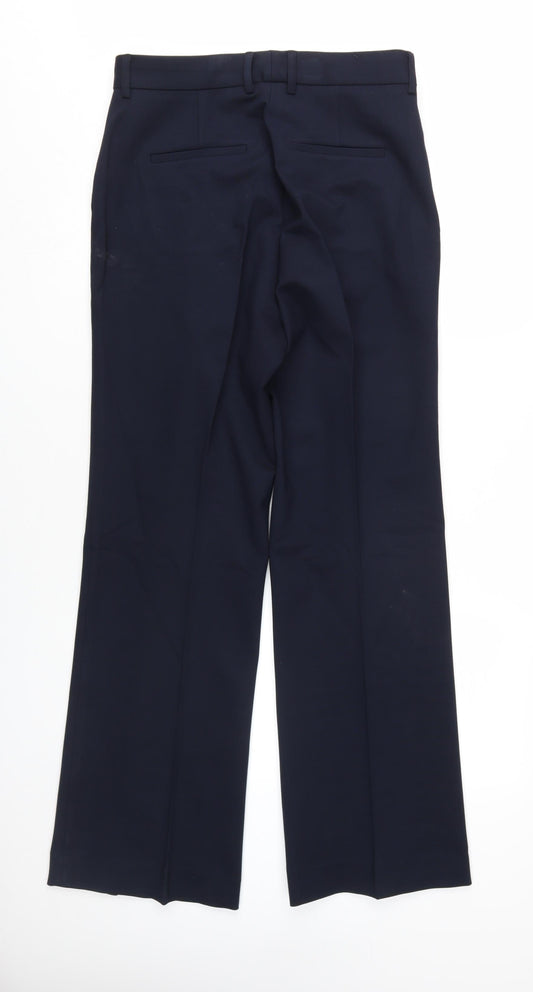 Womens UK Size 12 John Lewis & Partners Regular Fit Dress Pants Black Trousers