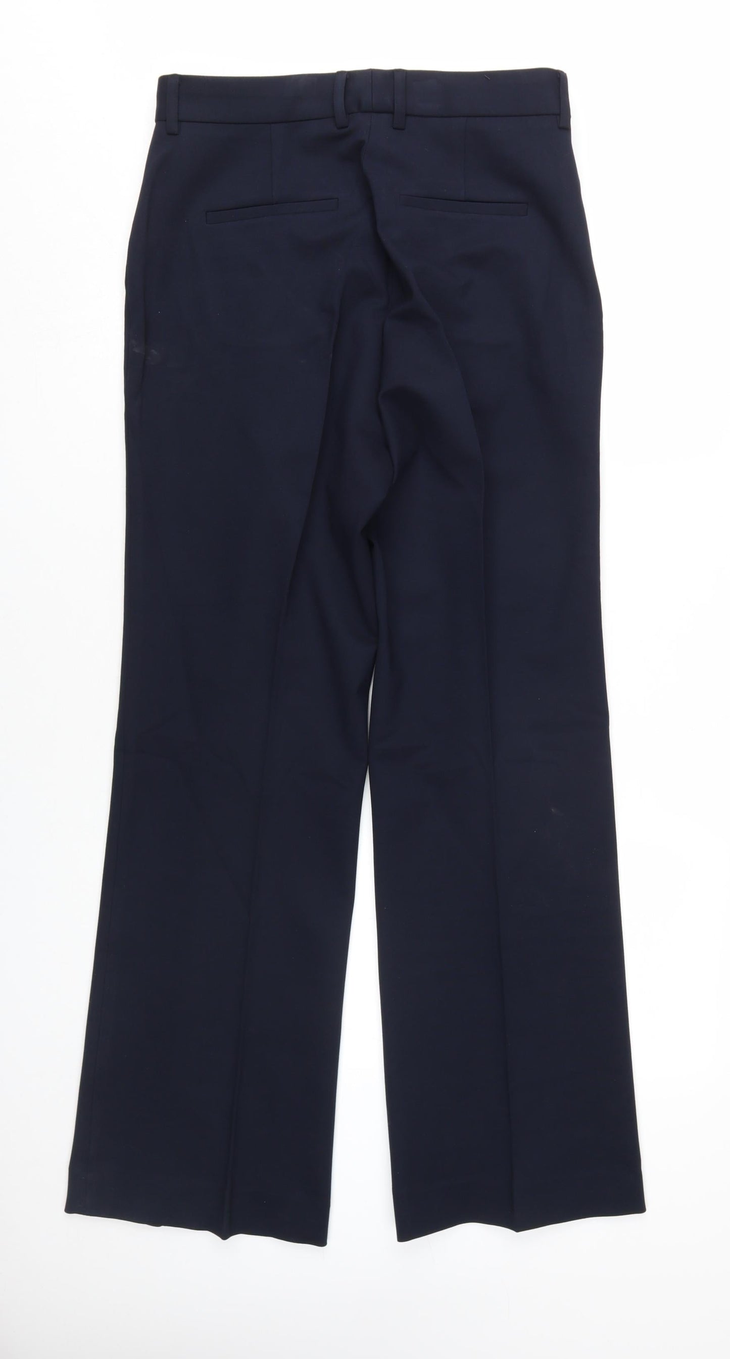 Womens UK Size 12 John Lewis Regular Fit Dress Pants Black Trousers