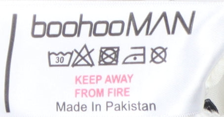 boohooMAN Men's White Shorts XS