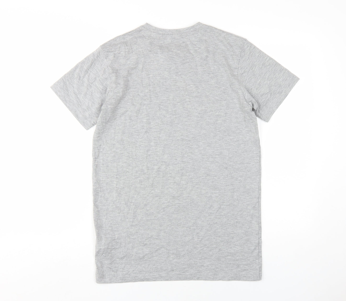 Mens UK Size S Intense Grey  T-Shirt