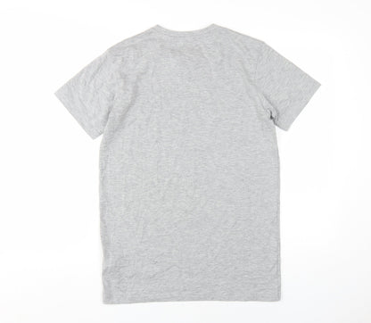 Mens UK Size S Intense Grey  T-Shirt