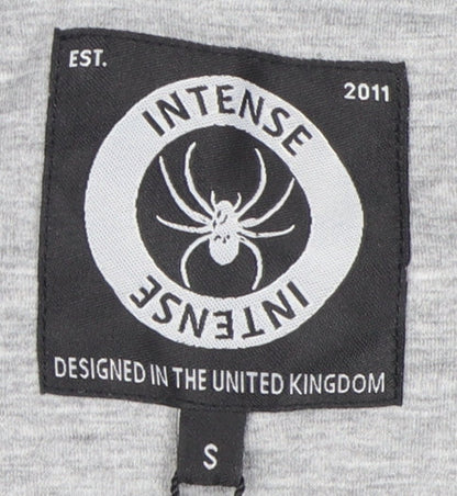 Mens UK Size S Intense Grey  T-Shirt