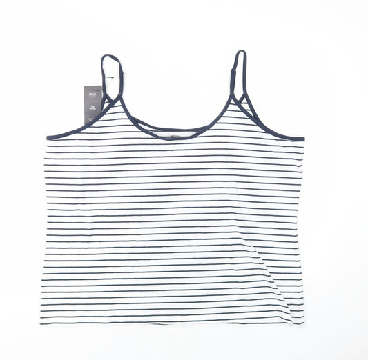 Womens UK Size 24 Marks and Spencer Multicoloured Camisole Tank