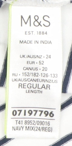 Womens UK Size 24 Marks and Spencer Multicoloured Camisole Tank