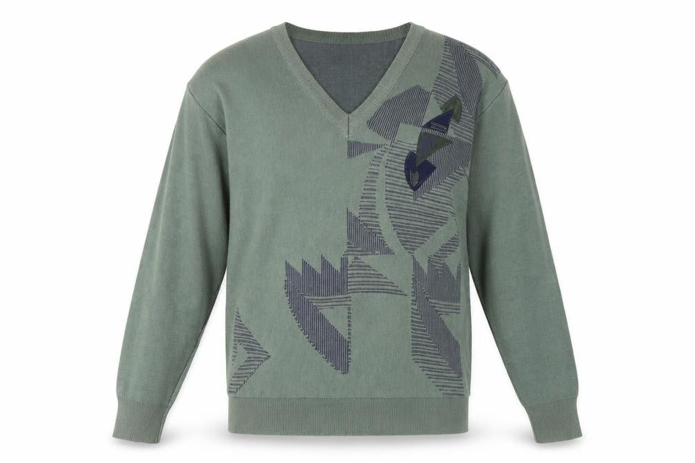 Mens UK Size M Gabicci Green Pullover Jumper