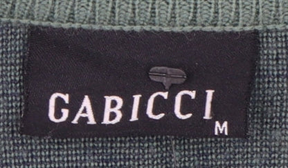 Gabicci Men's Green V-Neck Pullover Jumper, M