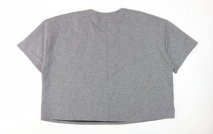 Womens UK Size 30 ASOS Grey Basic T-Shirt