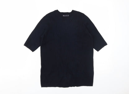 Womens UK Size M Marks and Spencer Black Pullover Jumper