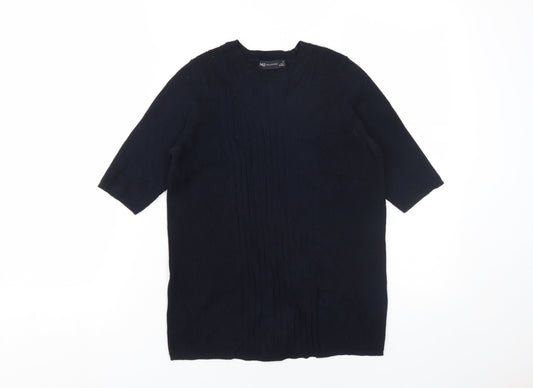 Womens UK Size M Marks and Spencer Black Pullover Jumper