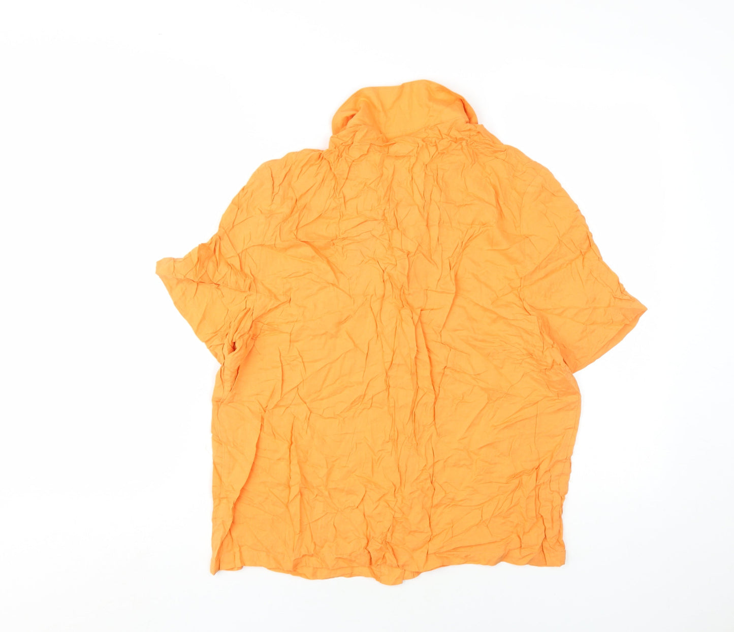 MyraSwim Women's Orange Button-Up Shirt - Size S