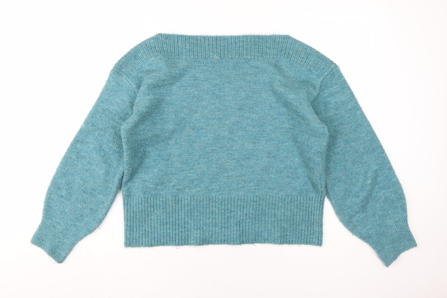 Womens UK Size M Marks and Spencer Blue Pullover Jumper