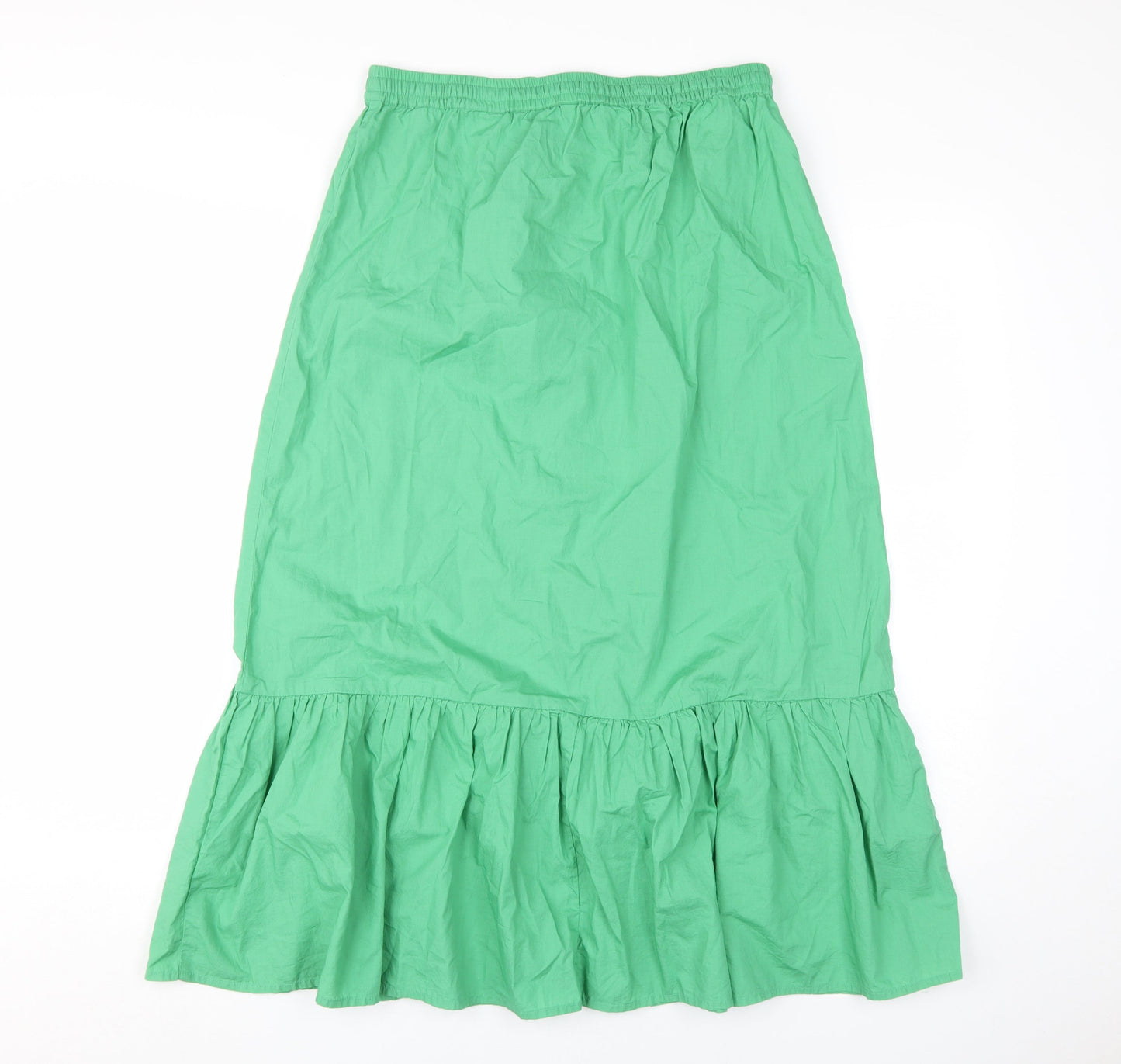 Marks and Spencer Women's Green Midi Peasant Skirt