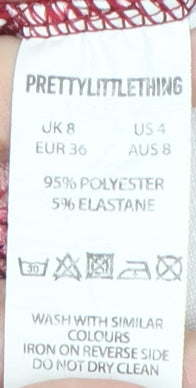 PrettyLittleThing Women's Multicoloured Floral Skirt