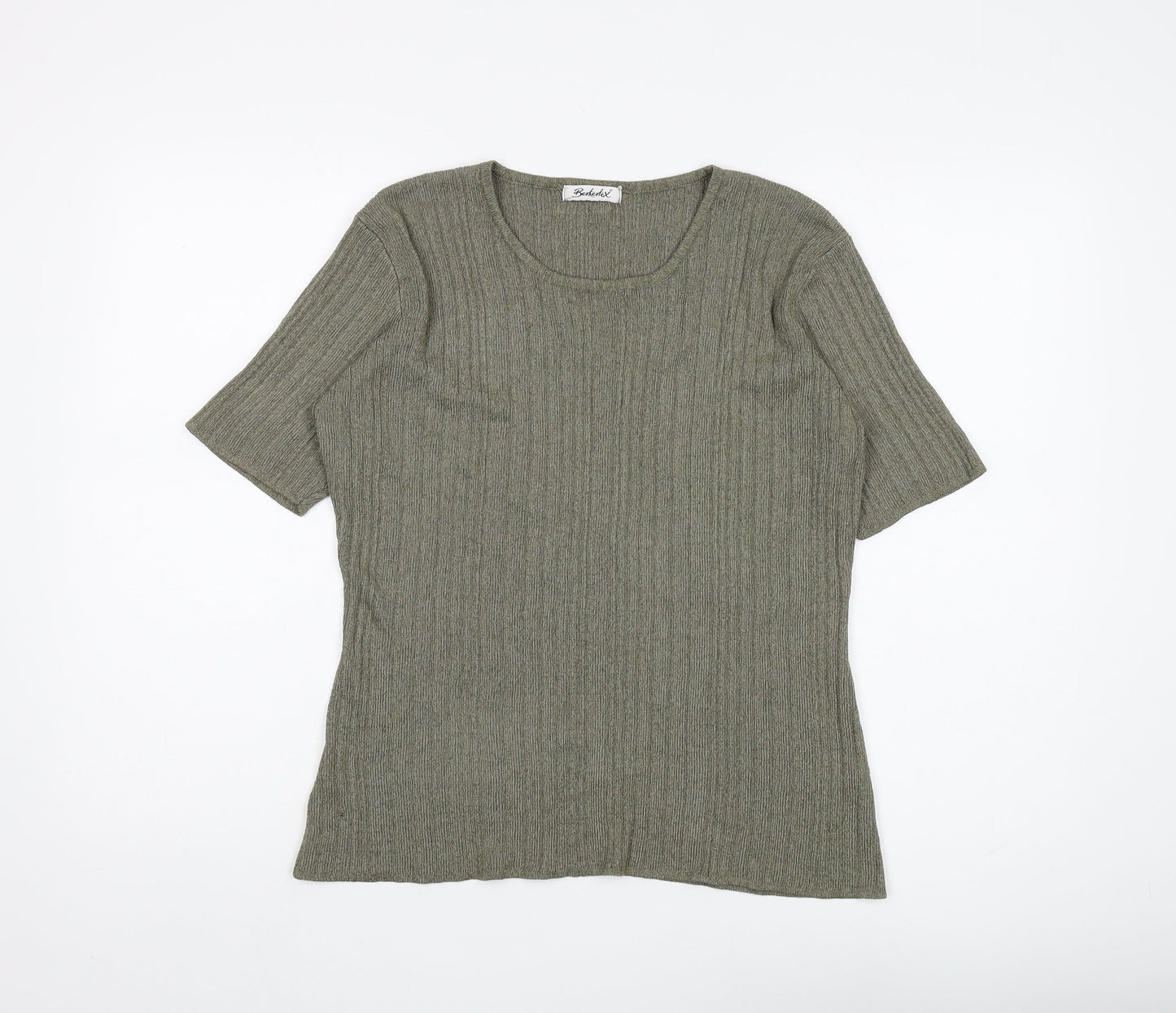 Womens UK Size 14-16 Berketex Green Pullover Jumper
