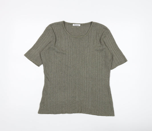 Womens UK Size 14-16 Berketex Green Pullover Jumper