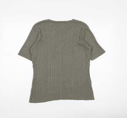 Womens UK Size 14-16 Berketex Green Pullover Jumper