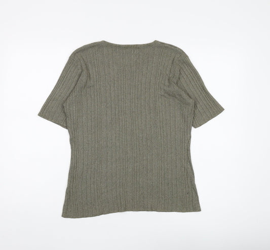 Womens UK Size 14-16 Berketex Green Pullover Jumper