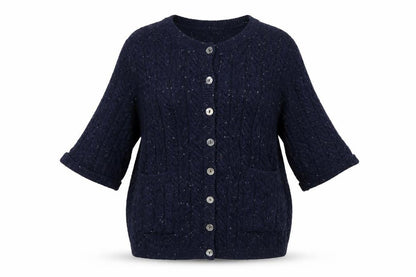 Womens UK Size L Bonmarché Blue Cardigan Jumper