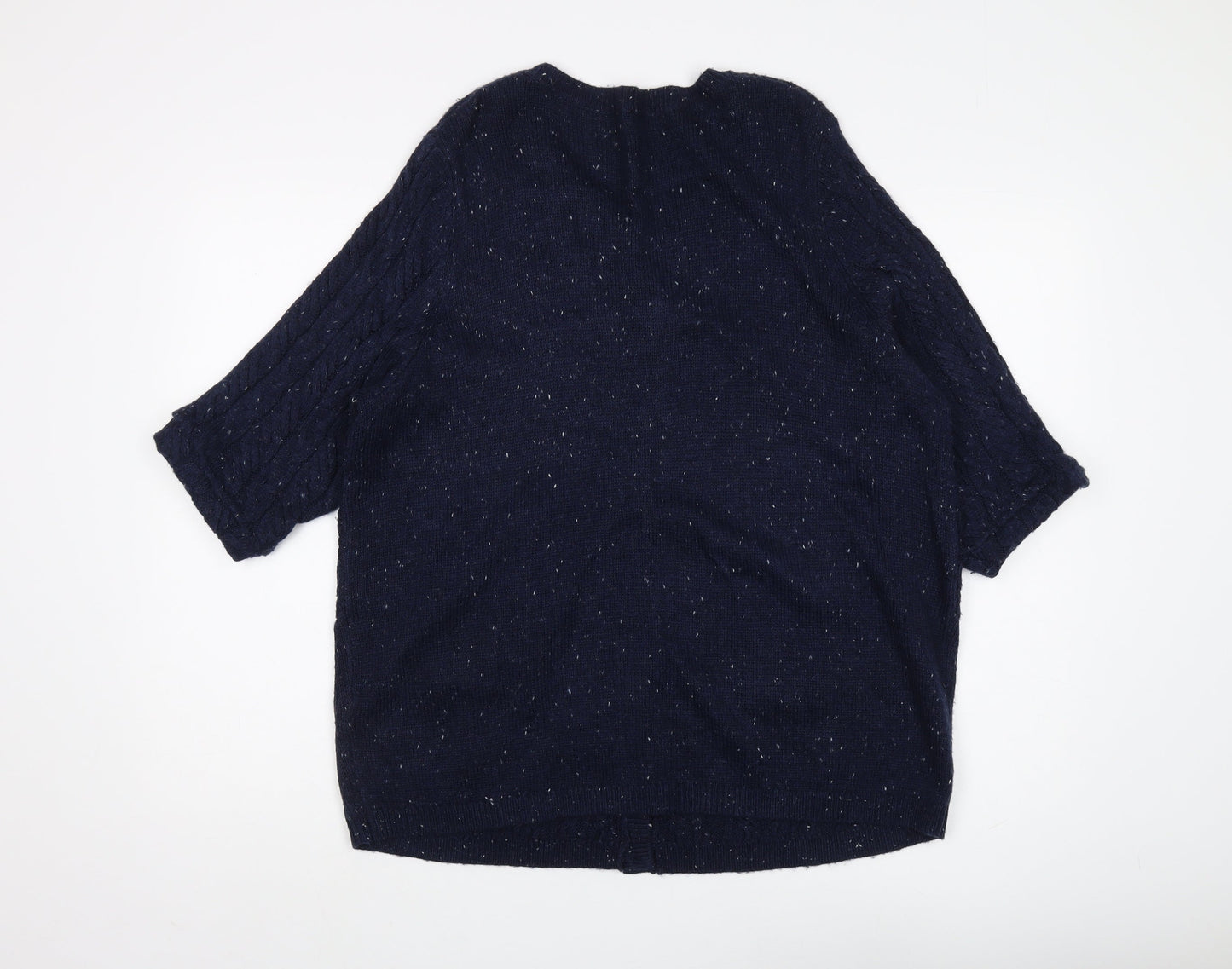Womens UK Size L Bonmarché Blue Cardigan Jumper