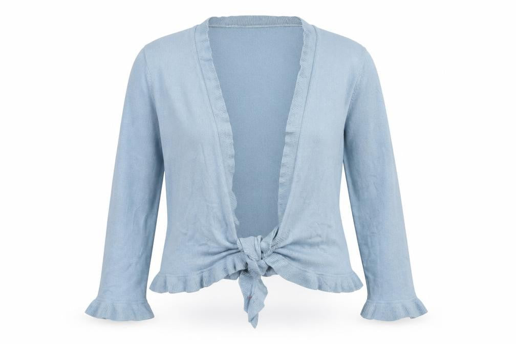 Womens UK Size M Klass Collection Blue Cardigan Jumper