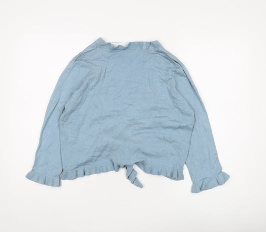 Womens UK Size M Klass Collection Blue Cardigan Jumper