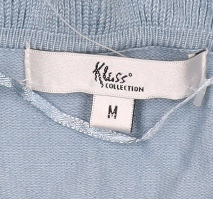Womens UK Size M Klass Collection Blue Cardigan Jumper