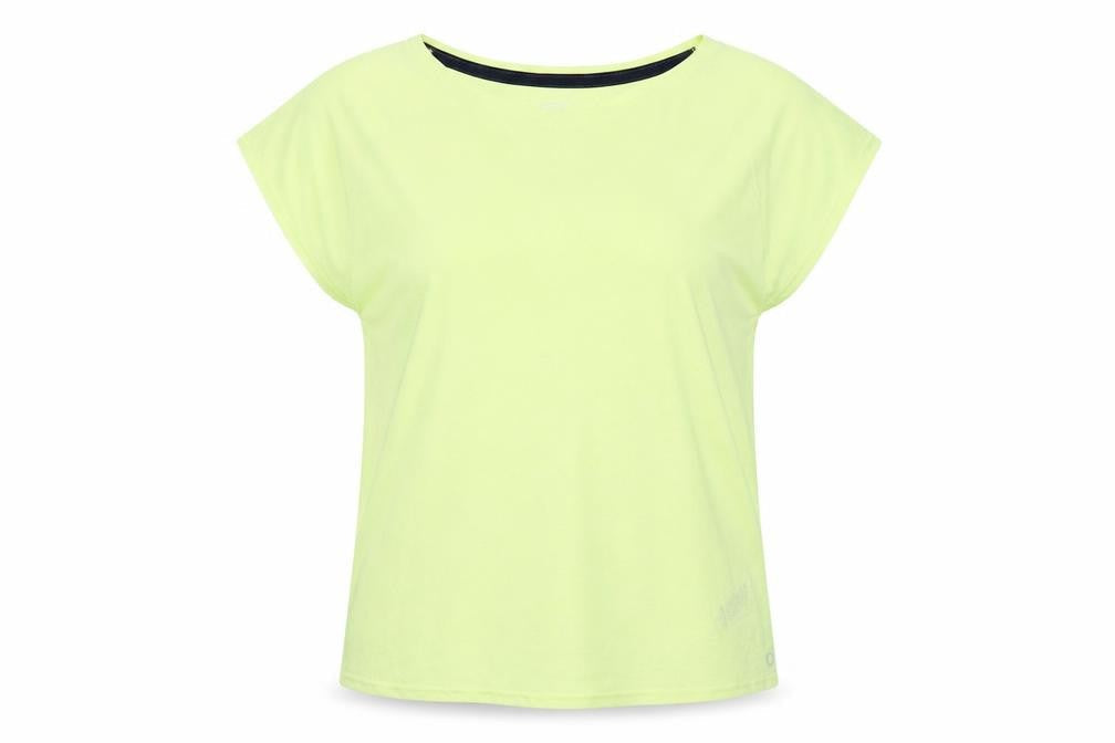 Womens UK Size 10 Marks and Spencer Yellow Basic T-Shirt