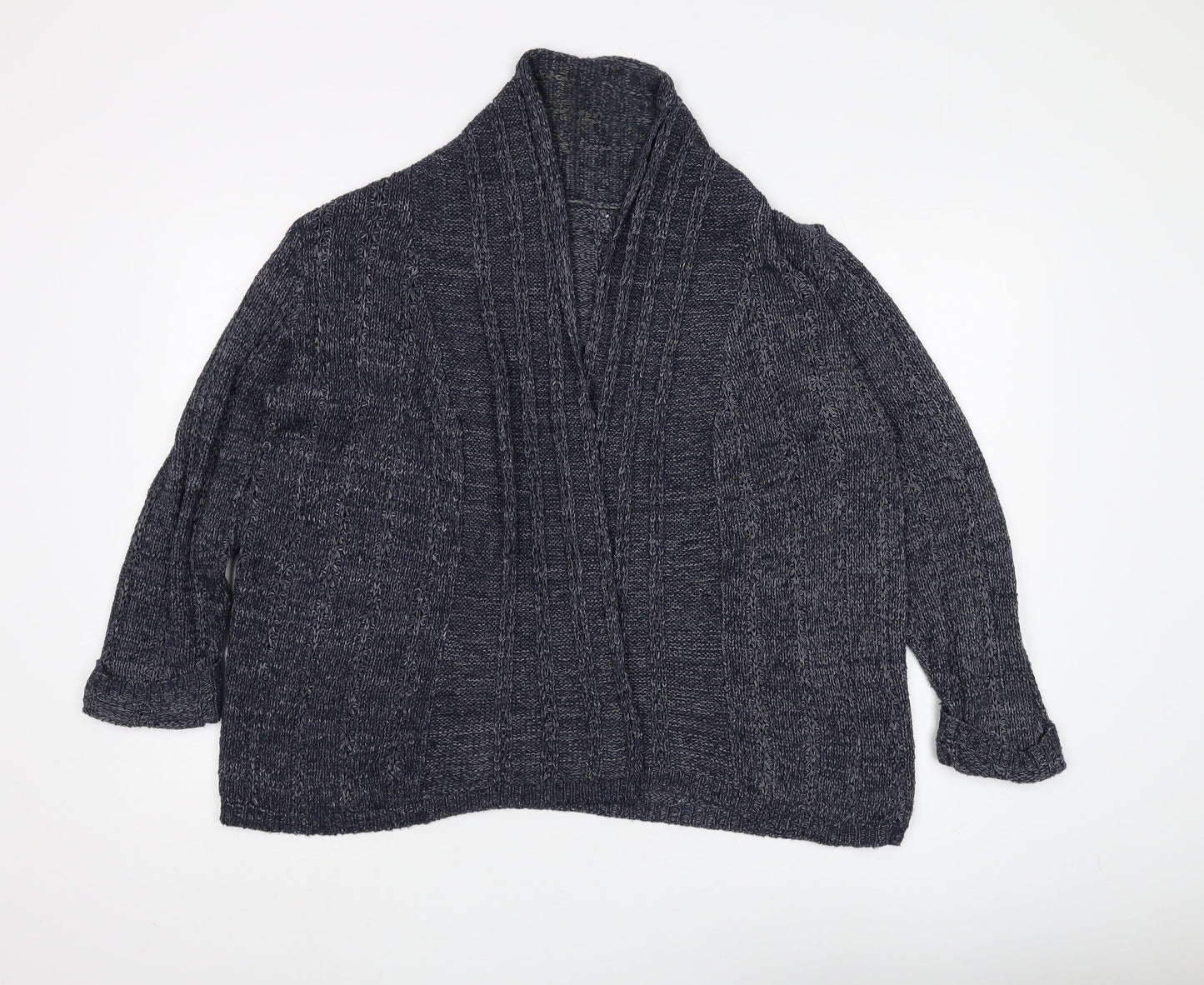 Womens UK Size 12 Marks and Spencer Blue Cardigan Jumper