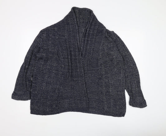 Womens UK Size 12 Marks and Spencer Blue Cardigan Jumper