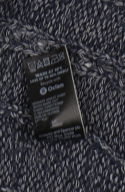 Womens UK Size 12 Marks and Spencer Blue Cardigan Jumper