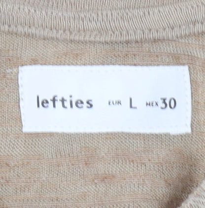 Womens UK Size L Lefties Beige  Jumper