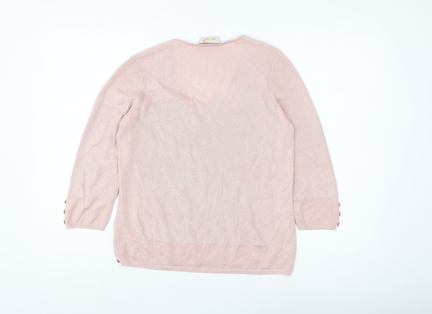 Womens UK Size 12 Marks and Spencer Pink Pullover Jumper