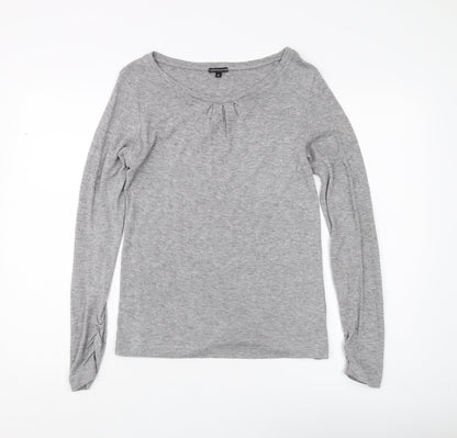 Womens UK Size 10 Marks and Spencer Grey Jersey T-Shirt