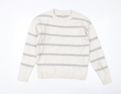 Womens UK Size S Marks and Spencer Ivory Pullover Jumper