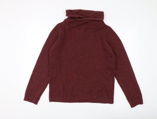 Womens UK Size S Pull & Bear Brown Pullover Jumper
