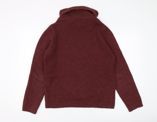Womens UK Size S Pull & Bear Brown Pullover Jumper