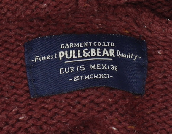 Womens UK Size S Pull & Bear Brown Pullover Jumper