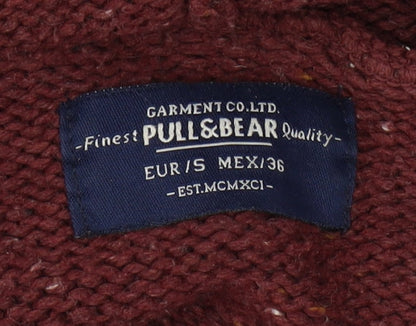 Womens UK Size S Pull & Bear Brown Pullover Jumper