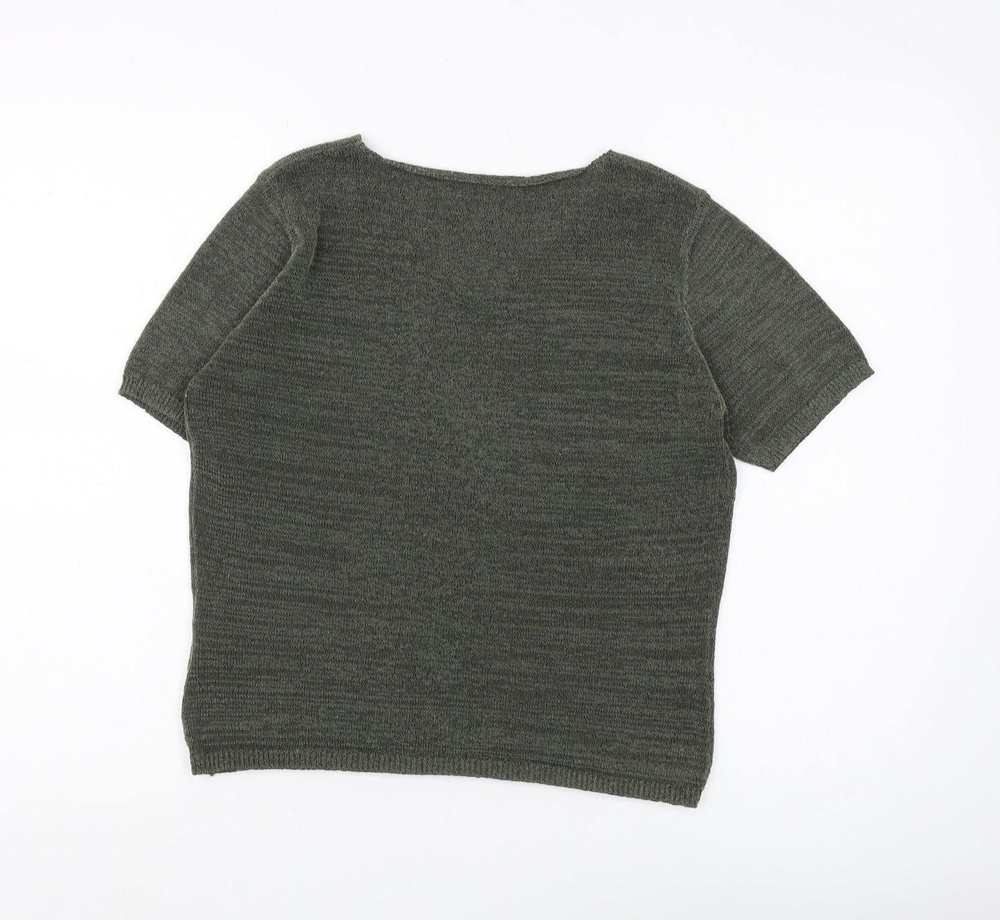 Womens UK Size 14 Marks and Spencer Green Pullover Jumper