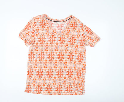 Womens UK Size 10 Marks and Spencer Multicoloured Jersey T-Shirt