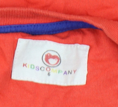 Kids Company Boys Red Graphic T-Shirt 6 Years - Casual Style