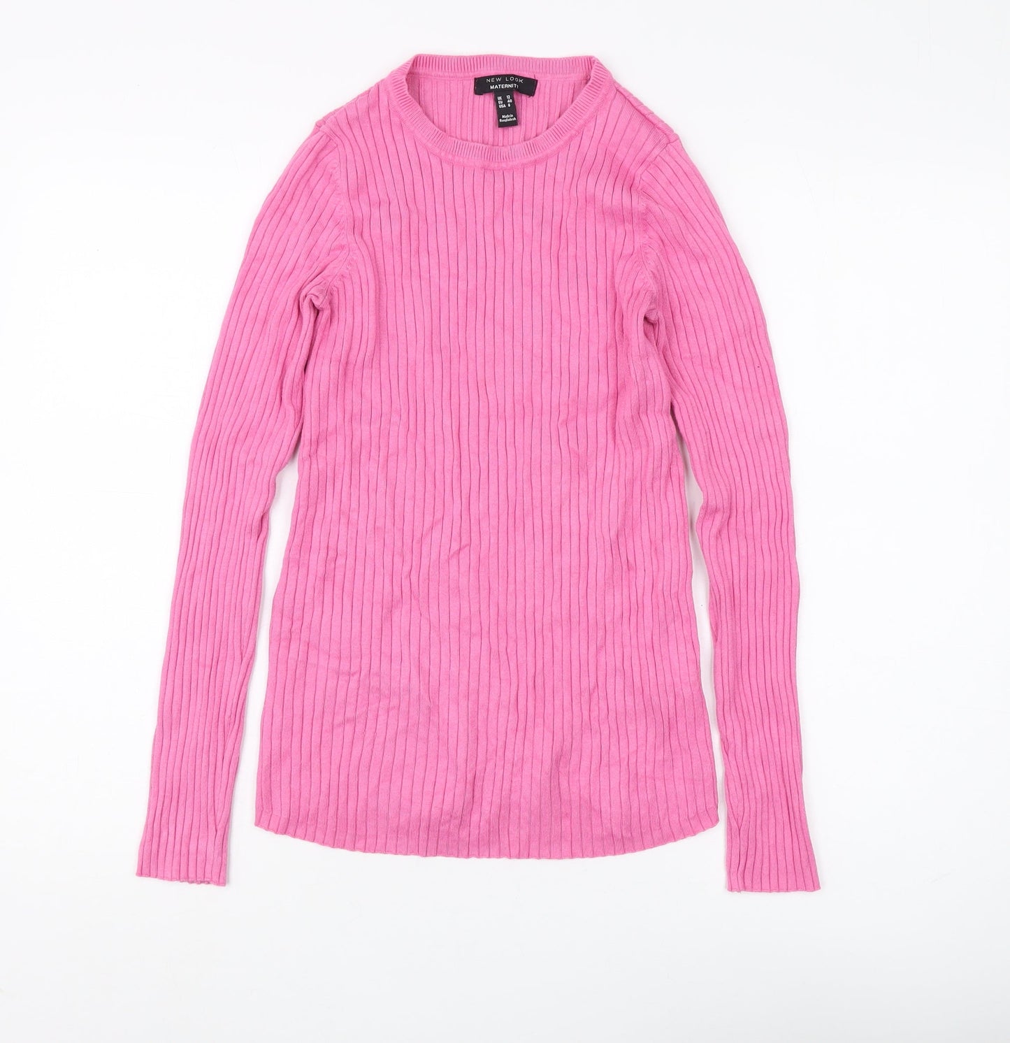 Womens UK Size 12 New Look Pink Pullover Jumper