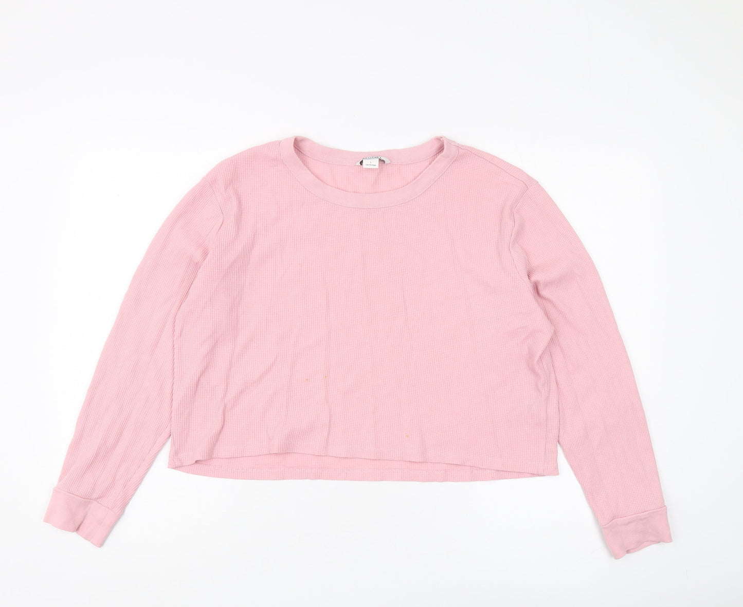 Womens UK Size L Monki Pink Basic Jersey